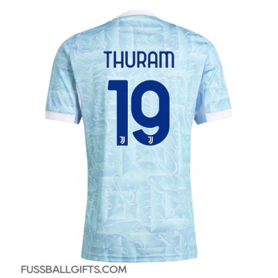 Juventus Khephren Thuram #19 Fußballbekleidung Auswärtstrikot 2025-26 Kurzarm Juventus Khephren Thuram #19 Fußballbekleidung Auswärtstrikot 2025-26 Kurzarm